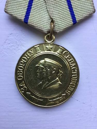 Defence of Sevastapol medal