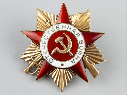 Order of the Great Patriotic War, 1st class, #165829