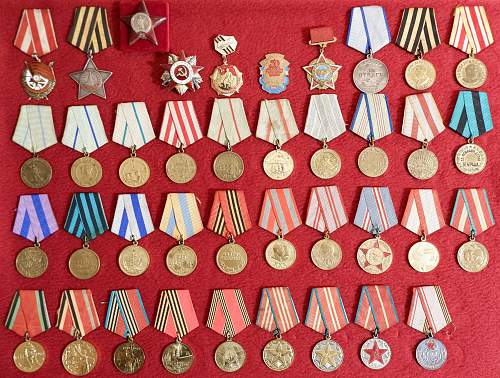 Medals and badges collection