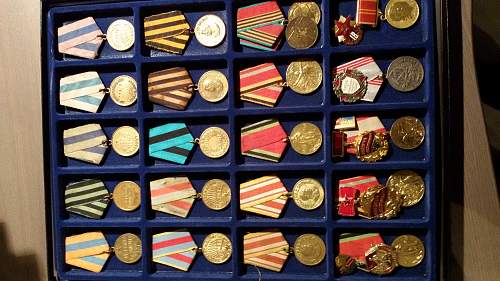 Medals and badges collection