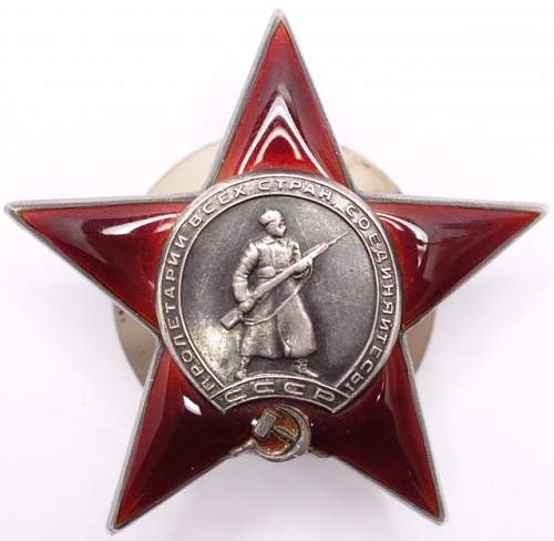 Order of the Red Star circa 1943