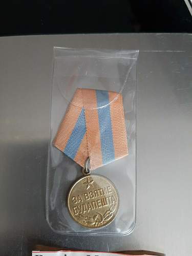 Medal Capture of Budapest - Original?