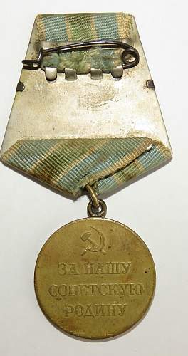 Salty early, 1st type Medal for the Defence of the Soviet Transarctic (Polar regions)