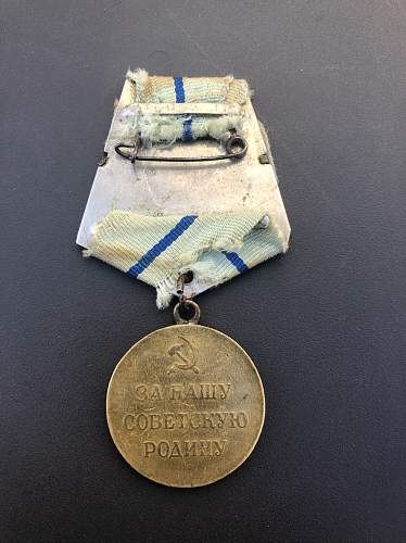 Medal “For Defense of Sevastopol” Type 1