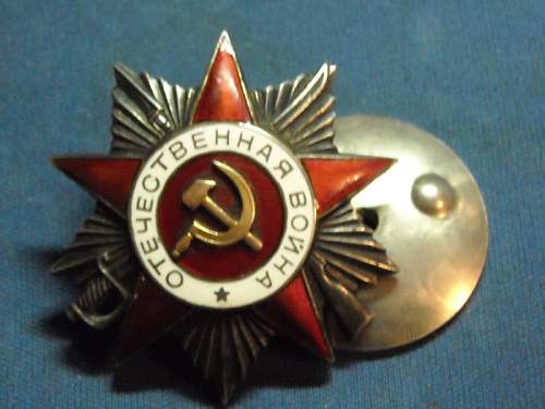 Order of the Patriotic War, original or fake?