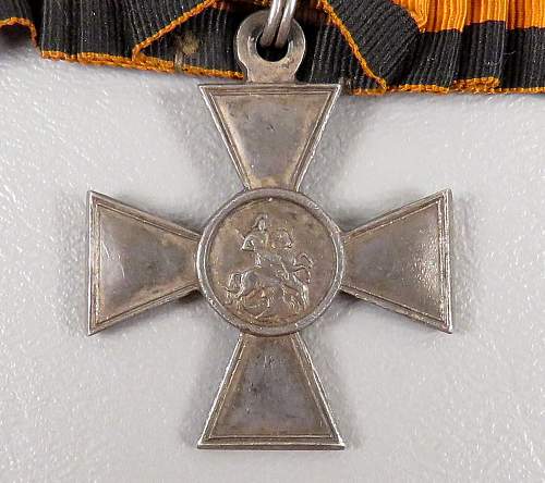 Russian St George's Cross Medal for examination please