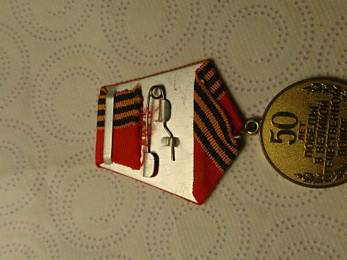 USSR &quot;50 Years of Victory in the Great Patriotic War 1941–1945&quot; medal Original or fake?