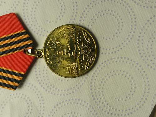 USSR &quot;50 Years of Victory in the Great Patriotic War 1941–1945&quot; medal Original or fake?