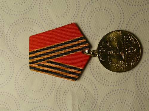USSR &quot;50 Years of Victory in the Great Patriotic War 1941–1945&quot; medal Original or fake?