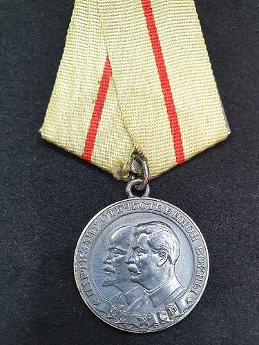 WWII PARTISAN MEDAL Original or Fake?