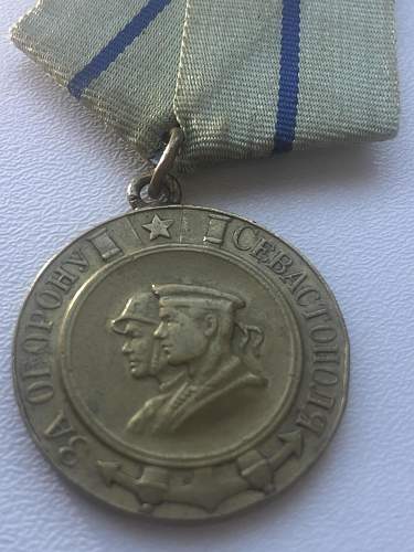 WW2 USSR Medal for Defence of Sevastopol. Original or Fake.