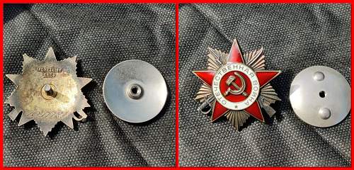 order of the Patriotic War 2nd Class?