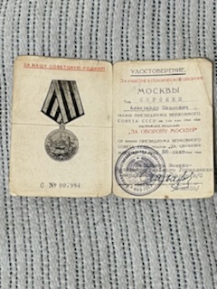 Medal and Order Grouping for Major General of Signals Aleksandr Pavlovich Sorokin