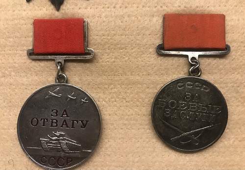 Stalingrad encirclement War Merit medal # 173541