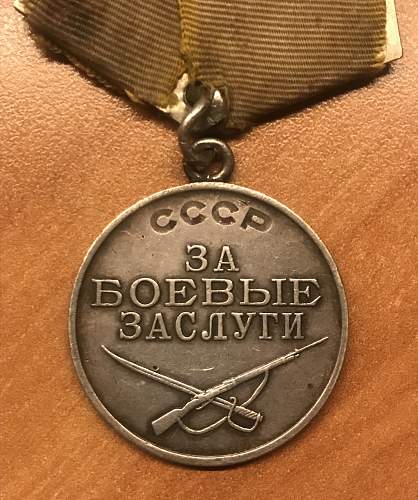 Stalingrad encirclement War Merit medal # 173541