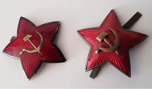 Is this soviet cap badge real?