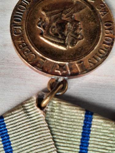 Medals for the defense of Sebastopol &amp; victory over Germany