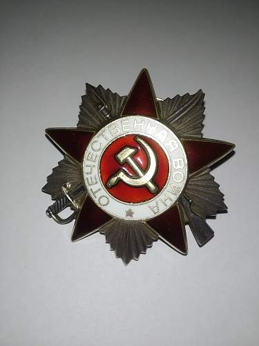 Order of the patriotic war 1985 issue real or fake?