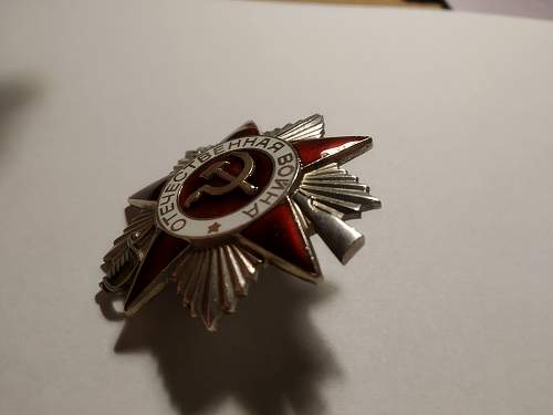 Order of the patriotic war 1985 issue real or fake?