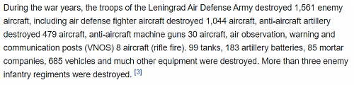 Combat Service Medal 88,676 Leningrad Air Defense Army