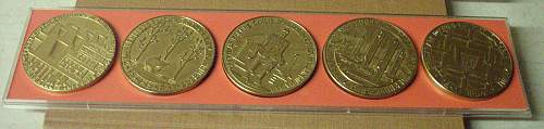 Russian/Polish Medal Set of 5 1941-1944. Anyone read Russian?!?