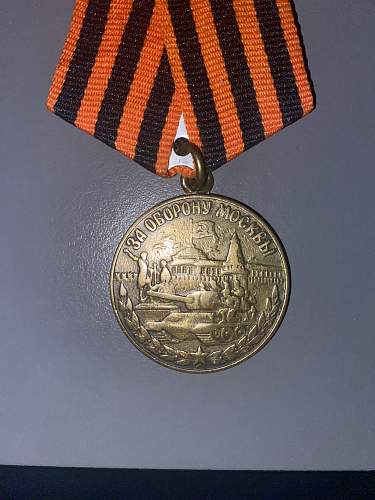 Medal for the defence of moscow - Fake?