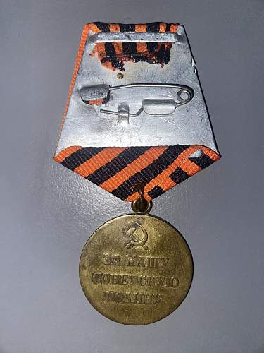 Medal for the defence of moscow - Fake?