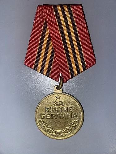 Medal for the capture of berlin - orginal?