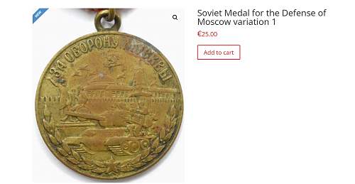 Medal for the defence of moscow - Fake?