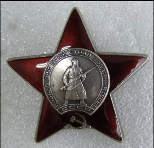 Is This Order of the Red Star WW2 era?