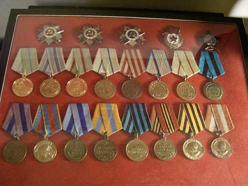 Collection of USSR awards