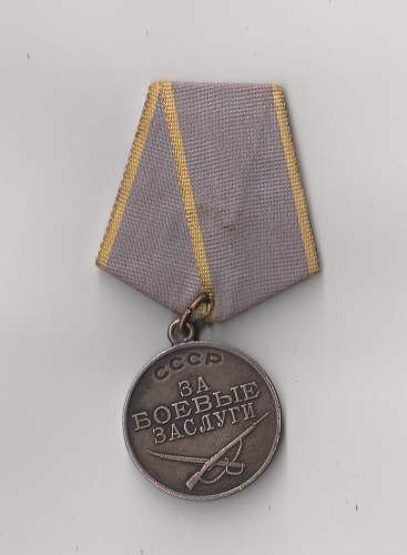 Question about Medal for Combat Service
