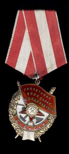 Order of Red Banner, 2nd award to Medical Officer