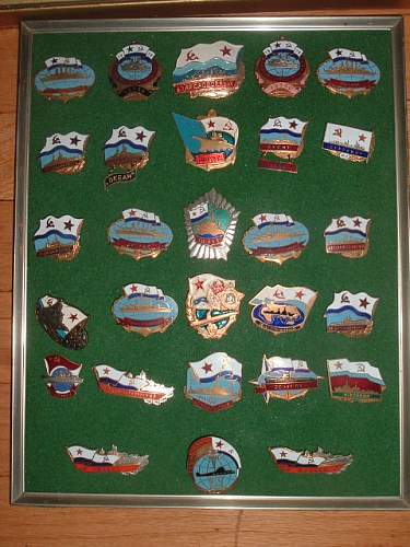 Soviet Navy Badge Collection