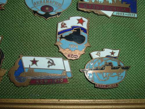 Soviet Navy Badge Collection