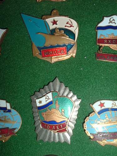 Soviet Navy Badge Collection