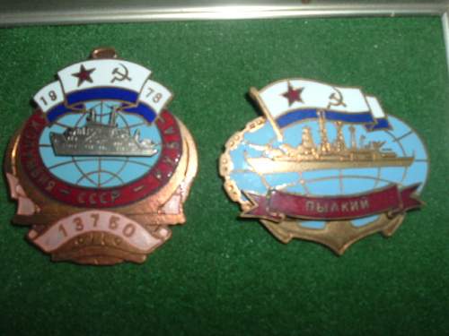 Soviet Navy Badge Collection