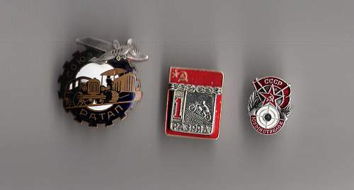 Soviet pins from the 1940´s