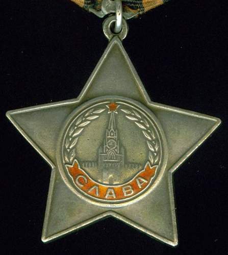 Order of Glory, 3rd Class, Nr. 38256 or 38956