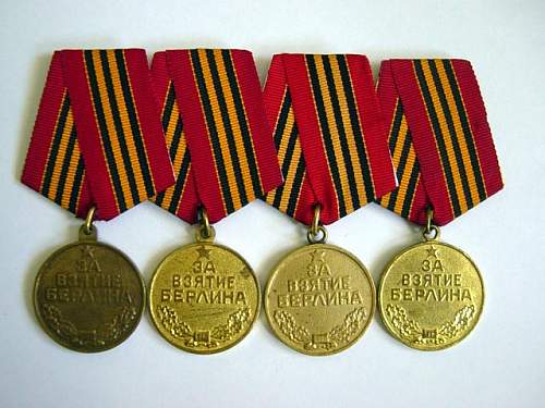 Good or Bad Stalingrad and Berlin medals? Opinions please