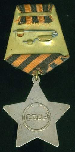 Order of Glory, 2nd Class, Nr. 14914