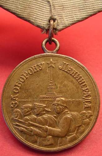 Defense of Leningrad Medal. Opinions?