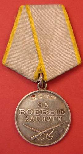 Two Soviet WWII Medals for Review. Military Merit &amp; Valor.