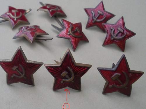 BIG Pile of M35 Cap Stars- Are ANY WWII Stars???