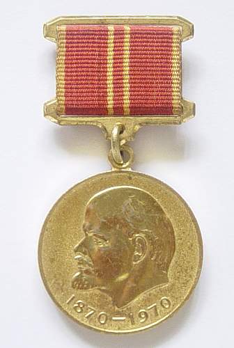 Lenin medal