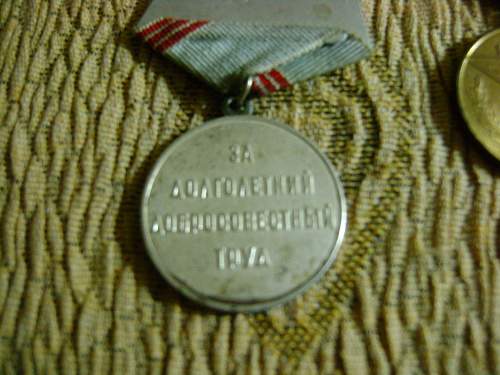 Labour medal, Victory over Germany, 100 years Lenin and 40th Jubillee
