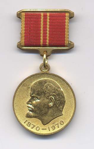 Lenin medal