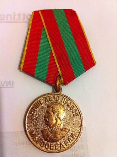 The first steps of my Soviet medal collection!