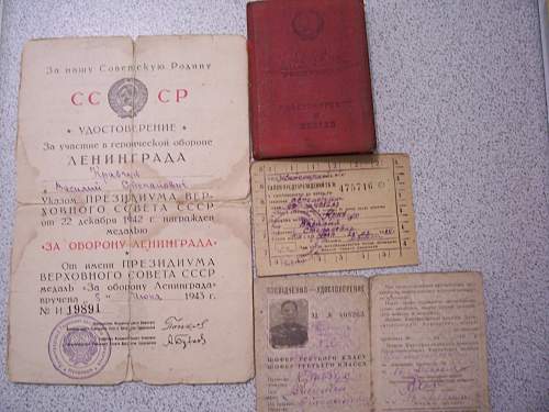 Assorted Soviet Documents