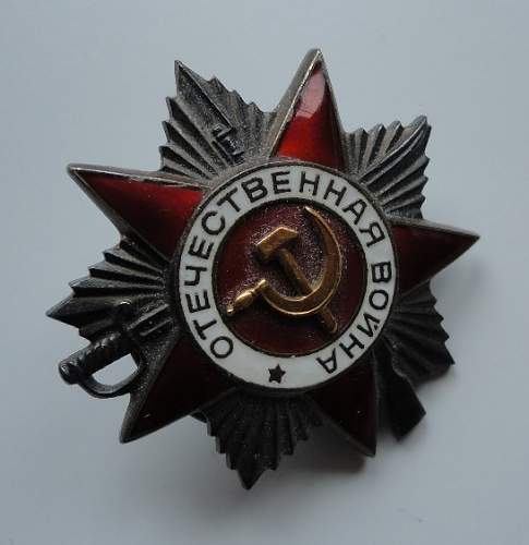 Order of The Patriotic War 2nd class